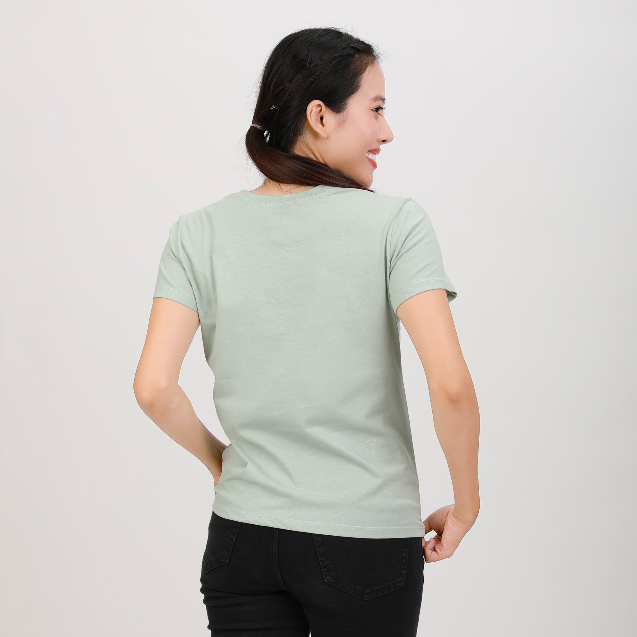 Áo thun nữ tay ngắn Form Suông chất cotton siêu mát 020p 0313