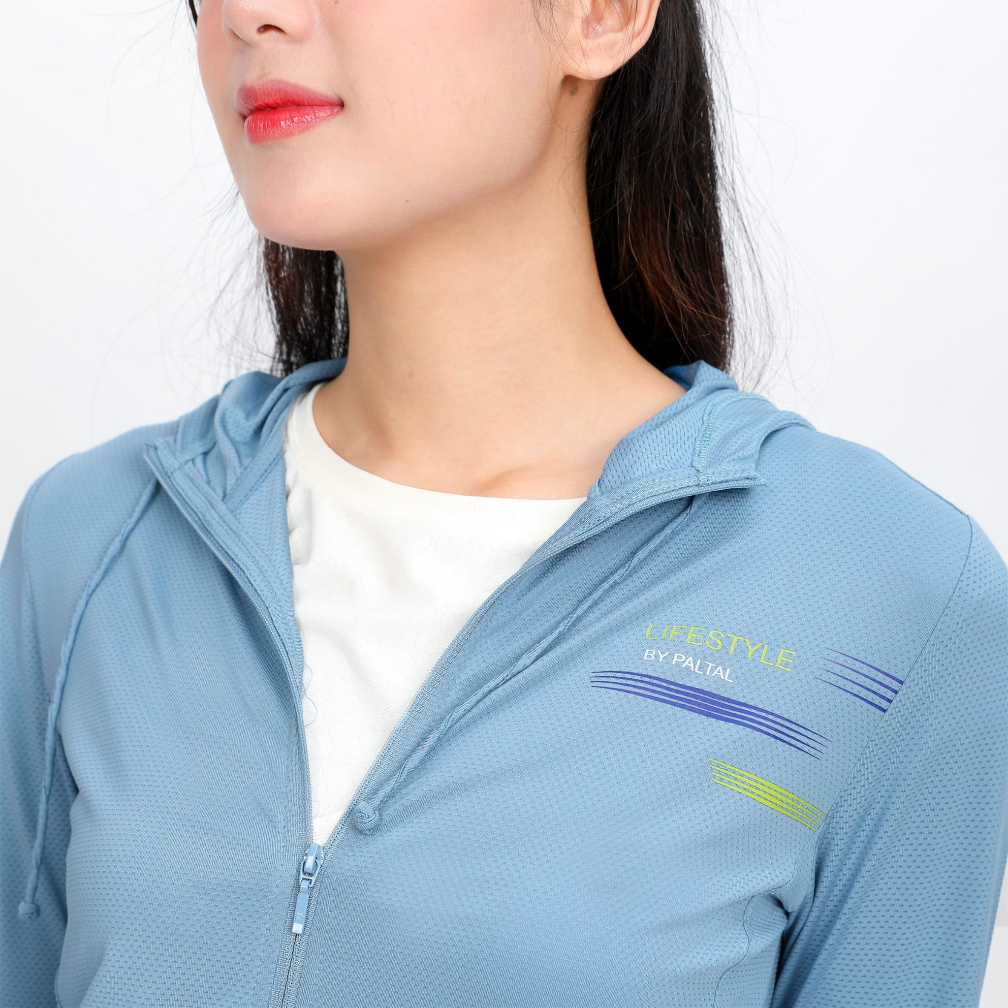 ..Áo khoác nữ chống nắng, chống UV chất poly thái 311p 1291