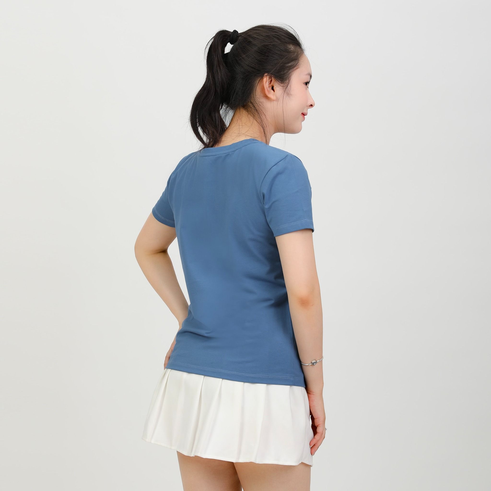 Áo thun nữ tay ngắn Cổ Tròn Form Suông chất cotton siêu mát 020p 0321