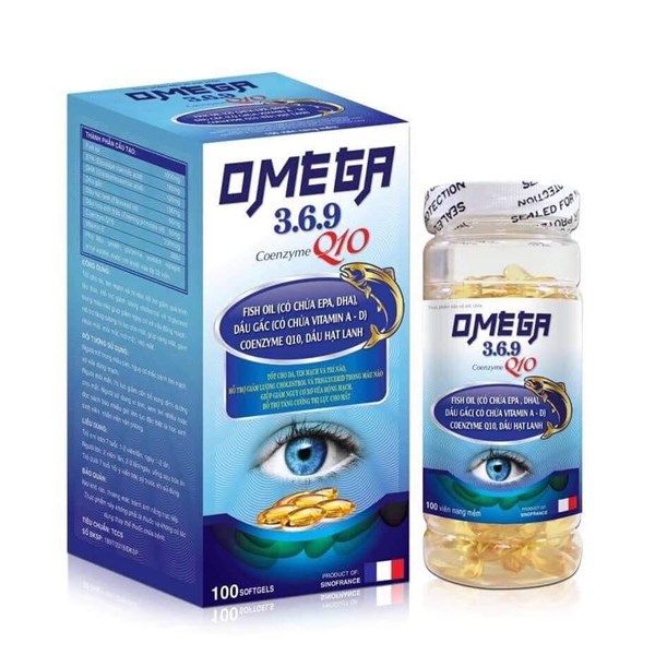 DẦU CÁ OMEGA 3.6.9 Q10 - Hộp 100 viên DẦU CÁ OMEGA 3.6.9 Q10 - Hộp 100 viên
