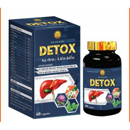  Mộc hoa Acnes Detox Xạ Đen - Liên Kiều (60 viên) 