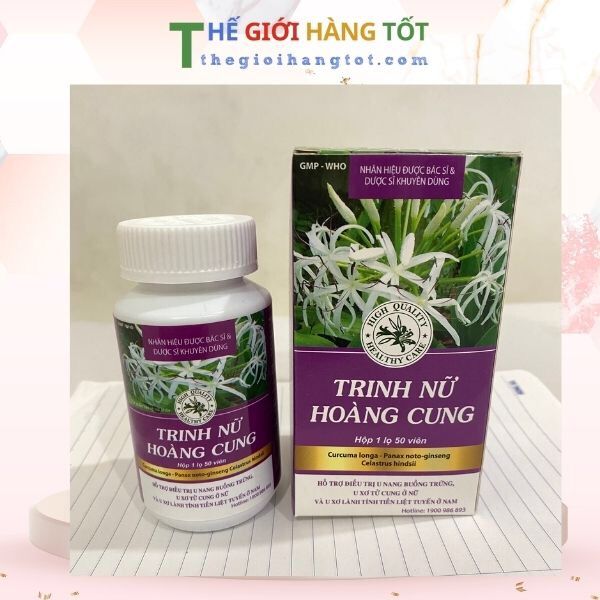  Trinh nữ hoàng cung - Hỗ trợ điều trị các loại u - Hộp 50 viên 