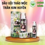 Dầu gội thảo mộc Trần Kim Huyền, giúp cho mái tóc óng ả, chắc khỏe, dưỡng tóc mượt, thơm và mềm mại 