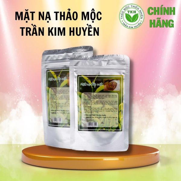  Mặt nạ thảo mộc Trần Kim Huyền, hỗ trợ giảm nếp nhăn, làm mờ nám, tàng nhang, thâm, chống lão hóa 