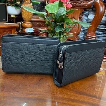 Ví clutch cầm tay da bò Togo 0901