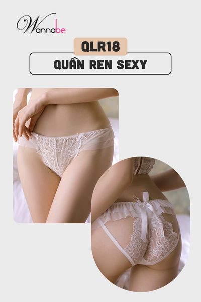 Quần lót ren lưới cao cấp Wannabe QLR18 3