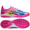 Giày đá bóng PUMA Ultra Ultimate TF Energy - Luminous Pink/Ultra Blue/Yellow Alert 107858-01