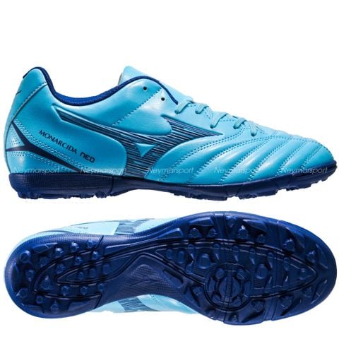 Giày đá bóng Mizuno Monarcida Neo III Select AS TF - Aqua Blue P1GD242513