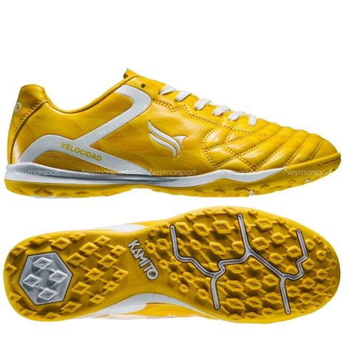 Giày đá bóng Kamito Velocidad Fire Back TF - Yellow/White KMTF240130