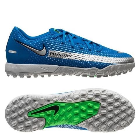 Nike Phantom GT Academy TF Spectrum - Photo Blue/Metallic Silver/Rage Green