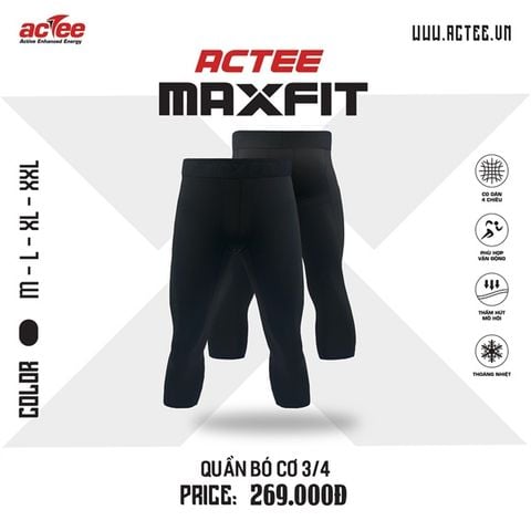 Quần bó cơ 3/4 Actee Maxfit