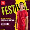 Bộ quần áo bóng đá Kamito FOOTBALL FESTIVAL - Đỏ