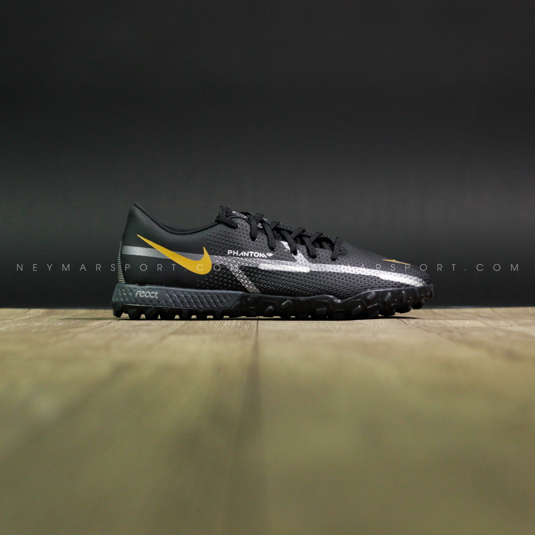Nike Phantom GT Pro TF Black x Prism - Black/Cyber Yellow