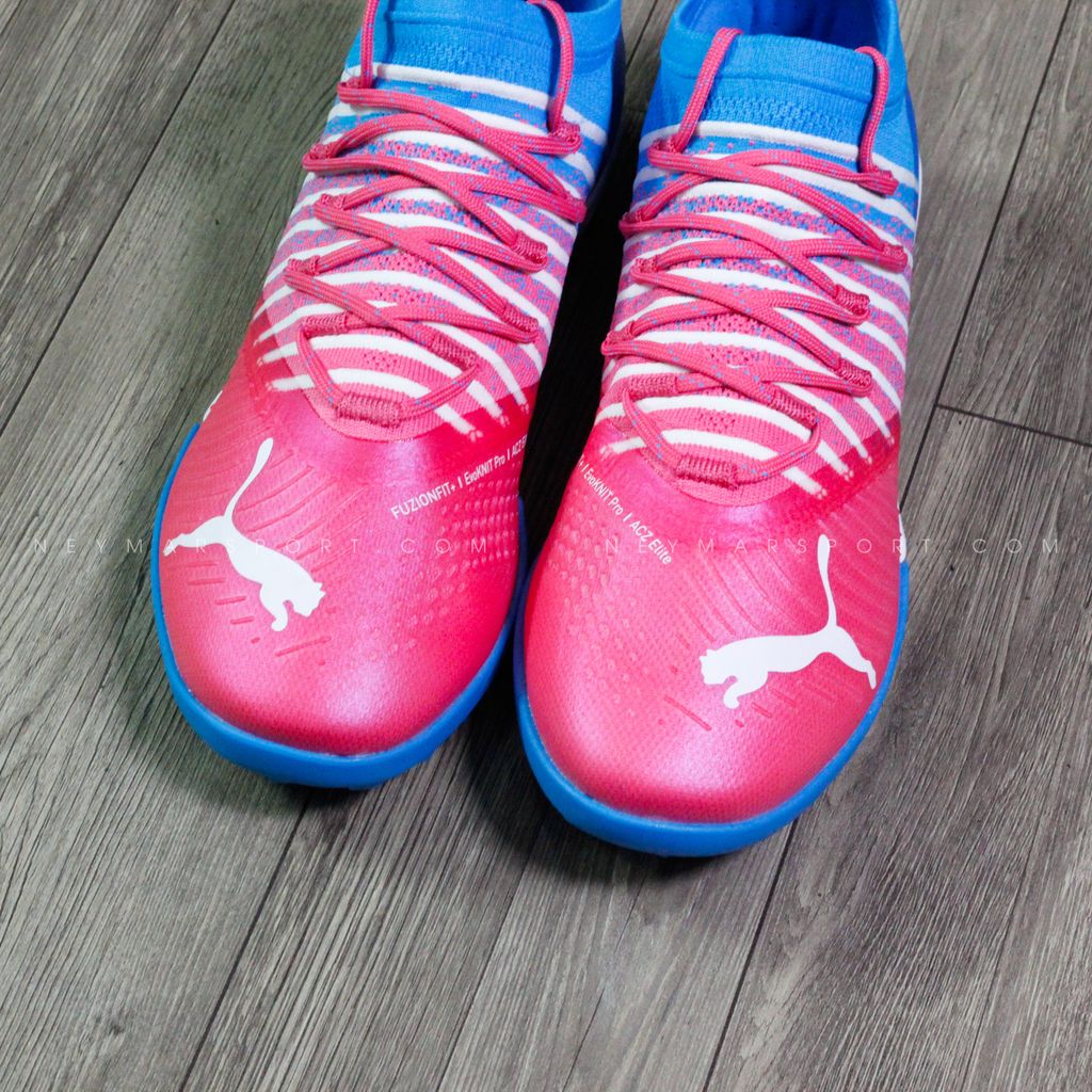 Puma Future Z 1 4 Create Pro Cage Tf Sunset Pink White Ocean Dive Neymar Sport Puma Future Z 1 4 Create Pro Cage Tf Sunset Pink White Ocean Dive Neymar Sport