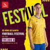 Bộ quần áo bóng đá Kamito FOOTBALL FESTIVAL - Vàng