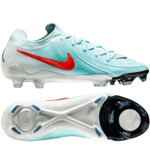 Giày đá bóng Nike Phantom GX II Pro FG Mad Energy - Mint/Atomic Red/Off Noir FJ2563-300
