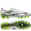 Giày đá bóng Mizuno Alpha II Elite FG/AG Frontier Pack - White/Silver Iridescent/Black P1GA256209