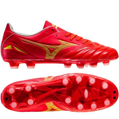 Giày đá bóng Mizuno Morelia Neo IV Pro FG Release - Red/White/Yellow P1GA233464