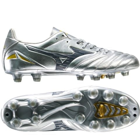 Giày đá bóng Mizuno Morelia Neo IV Pro FG Platinum Silver - Galaxy Silver/Cool Gray P1GA253404