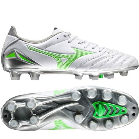 Giày đá bóng Mizuno Morelia Neo IV Pro AS FG Frontier Pack - White/Green P1GA253437