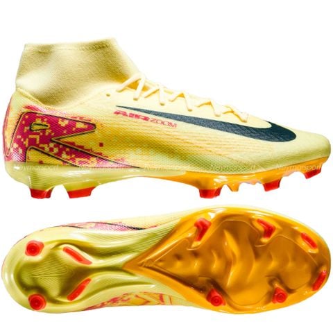 Giày đá bóng Nike Air Zoom Mercurial Superfly 10 Academy MG Mbappé Personal Edition - Laser Orange/Armory Navy FQ8293-800