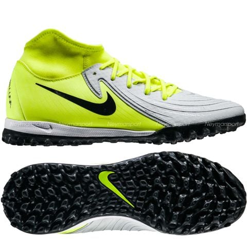 Giày đá bóng Nike Phantom Luna II Academy TF Mad Voltage - Metallic Silver/Black/Volt FJ2566-003