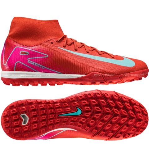 Giày đá bóng Nike Air Zoom Mercurial Superfly 10 Academy TF Mad Energy - Ember Glow/Aurora Green FQ8331-800
