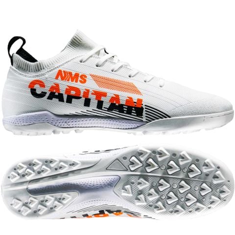 Giày đá bóng NMS CAPITAN TF - White/Red