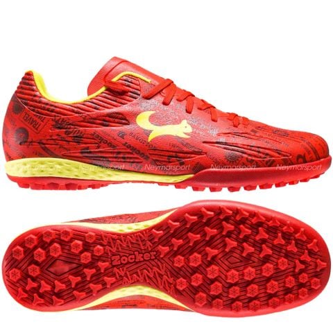 Giày đá bóng Zocker Winner Energy - Red/Yellow SNS-008-Red