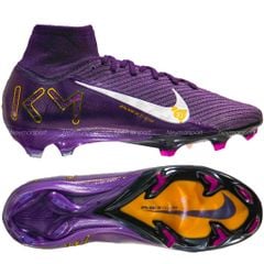 Giày đá bóng Nike Air Zoom Mercurial Superfly 10 Elite FG Mbappé Personal Edition - Grand Purple/Pale Ivory FQ8692-500