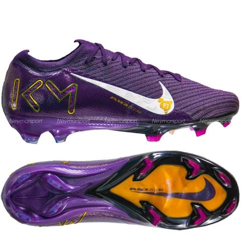 Giày đá bóng Nike Air Zoom Mercurial Vapor 16 Elite FG Mbappé Personal Edition - Grand Purple/Pale Ivory FQ8683-500
