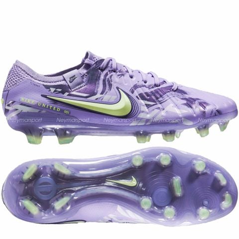 Giày đá bóng Nike Tiempo Legend 10 Elite FG United - Purple Agate/Barely Volt HF1592-500