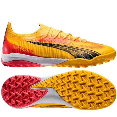 Giày đá bóng PUMA Ultra Ultimate TT Forever Faster - Sun Stream/PUMA Black/Sunset Glow 107745-03