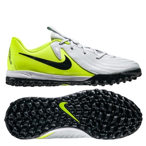 Giày đá bóng Nike Phantom GX II Academy TF Mad Voltage - Metallic Silver/Black/Volt Kids FJ2608-003