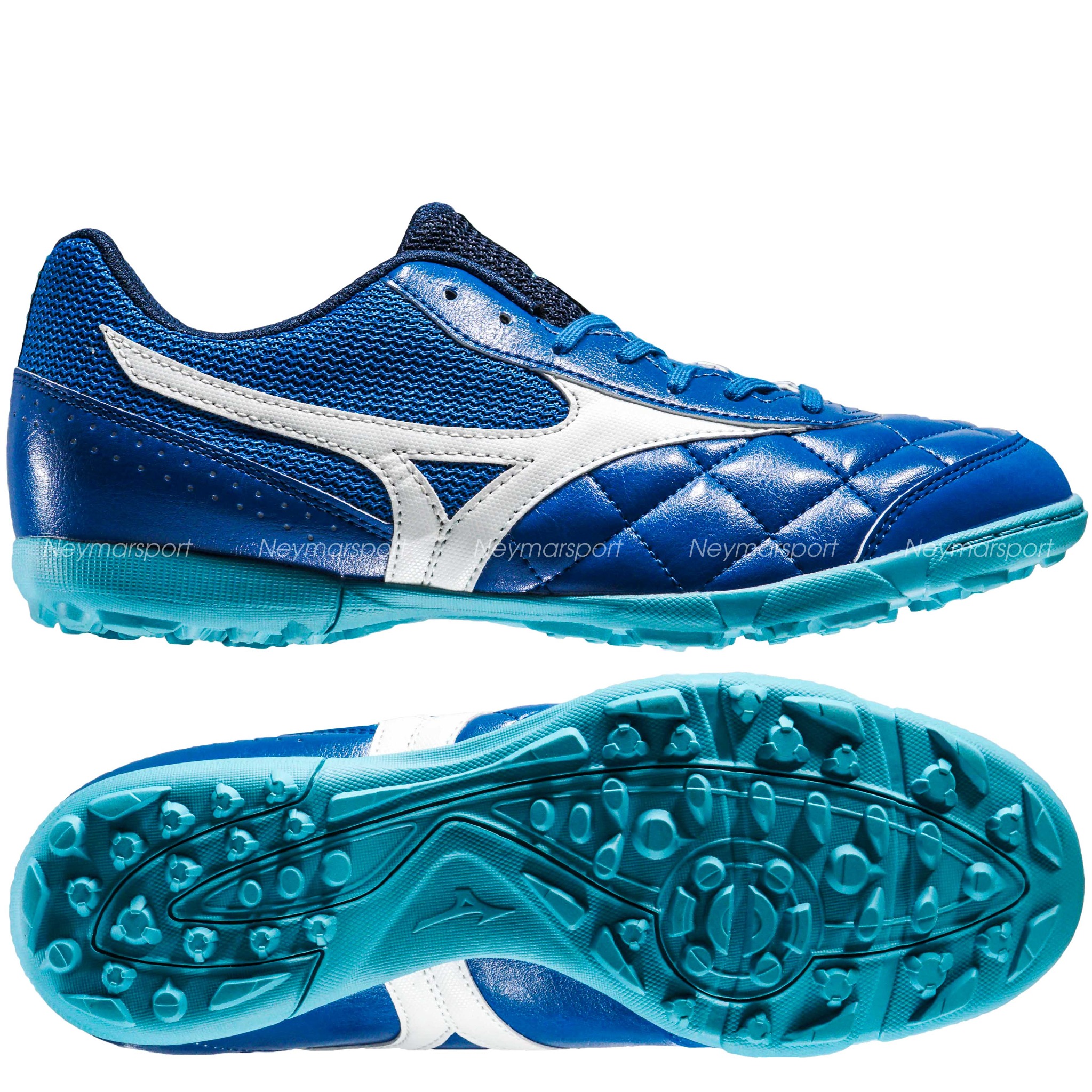 シューズ・サンダルその他 MIZUNO Public Morelia Sala Club TF White Blue Q1GB241602 Mizuno Morelia Sala Club IN Mugen - White/Laser Blue