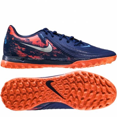 Giày đá bóng Nike Phantom GX II Academy TF Erling Haaland Personal Edition - Blue Void/Chrome LIMITED EDITION HV4069-400