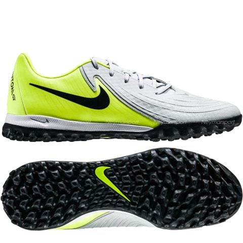 Giày đá bóng Nike Phantom GX II Academy TF Mad Voltage - Metallic Silver/Black/Volt FJ2577-003
