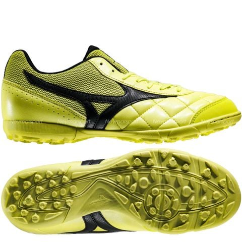Giày đá bóng Mizuno Morelia Sala Club TF New Upper - Neon Yellow/Black Q1GB241604