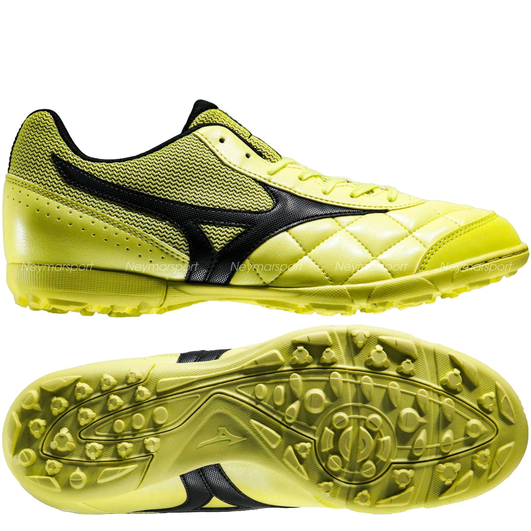 Giày đá bóng Mizuno Morelia Sala Club TF New Upper - Neon Yellow