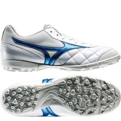 Giày đá bóng Mizuno Morelia Sala Club TF New Upper - White/Blue Q1GB241602