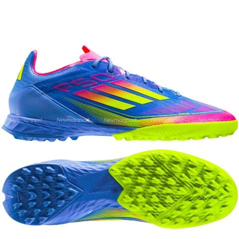 Giày đá bóng cỏ nhân tạo adidas F50 Pro TF Celestial Victory - Fusion Pink/Lucid Lemon/Lucid Pink IE1219