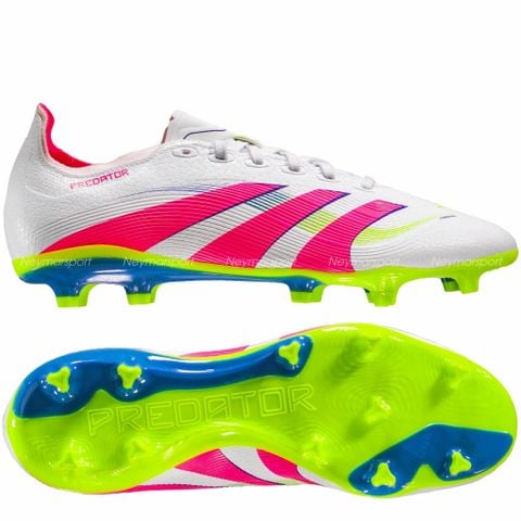 Giày đá bóng adidas Predator League FG/AG Celestial Victory - Footwear White/Lucid Pink/Lucid Lemon ID1330