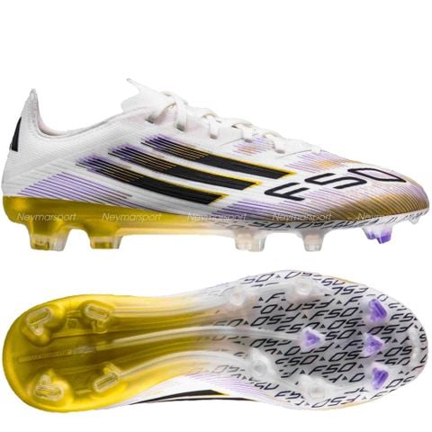 Giày đá bóng adidas F50 Pro FG Road to Glory - Footwear White/Core Black/Gold Metallic JH7686