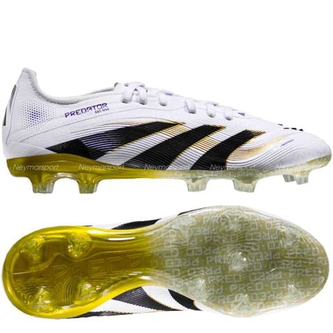 Giày đá bóng adidas Predator Pro FG/AG Road to Glory - Footwear White/Core Black/Gold Metallic JI1194