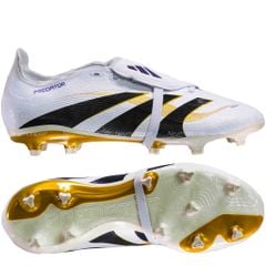 Giày đá bóng adidas Predator League Fold-over Tongue FG/AG Road to Glory - Footwear White/Core Black/Gold Metallic JI1114