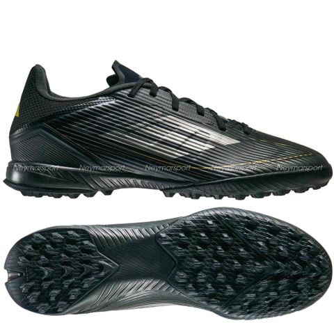 Giày đá bóng cỏ nhân tạo adidas F50 League TF Dark Spark - Core Black/Iron Metal/Gold Metallic IF1337