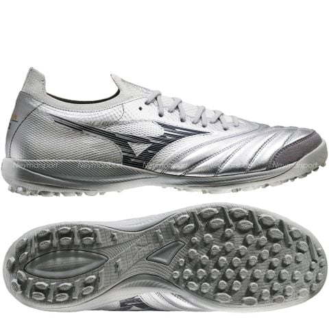 Giày đá bóng Mizuno Morelia Neo  Sala Beta Made in Japan TF Platinum Silver - Galaxy Silver/Cool Gray Q1GB251004