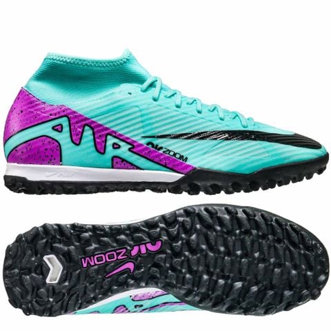 Nike Air Zoom Mercurial Superfly 9 Academy TF Peak Ready - Hyper Turq/Fuchia Dream Black/White