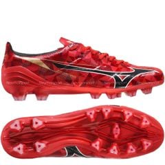 Giày đá bóng Mizuno Alpha II Pro FG Red Ruby Pack - Red/White/Black P1GA256460