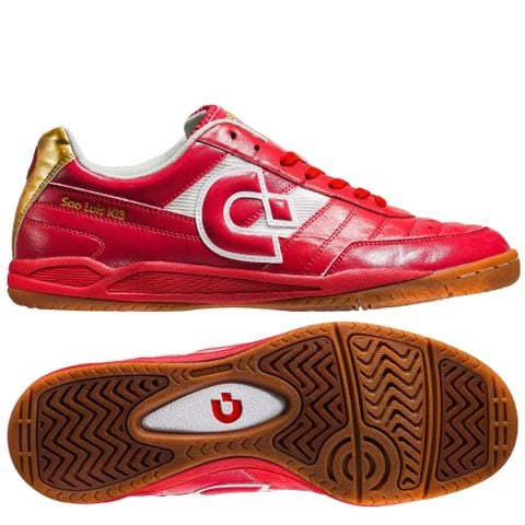 Giày đá banh Desporte Sao Luis KI3 DS2035 - Dark Red/Shiny Gold